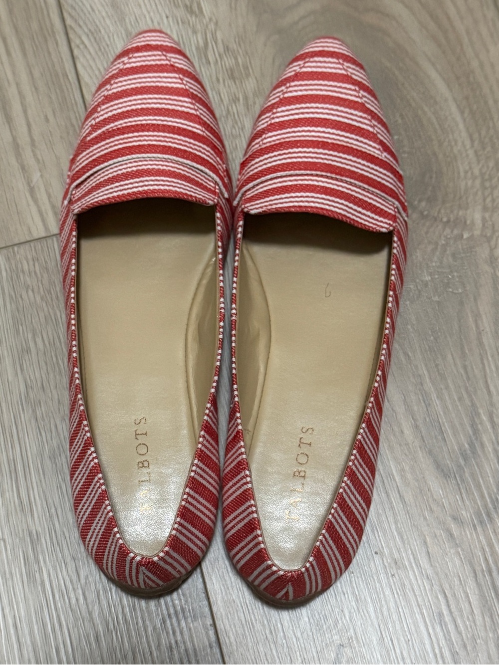 Talbots Francesca Driving Stripe Women's Moccasins Sz. 10M - Picture 2 of 8
